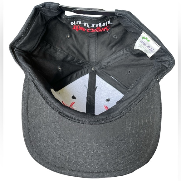 THE CROW CITY OF ANGELS ‘Eyes’ Men’s Baseball Cap Low-Crown Black Snapback - Picture 4 of 4